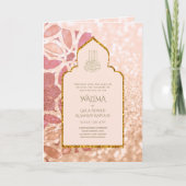 観賞用バイリンガルWALIMA Nikahムスリム結婚ズ カード (正面)