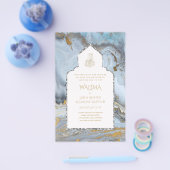 観賞用バイリンガルWALIMA Nikahムスリム結婚ズ チラシ (シングル)