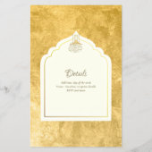 観賞用バイリンガルWALIMA Nikahムスリム結婚ズ チラシ (裏面)