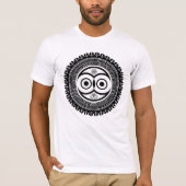 観賞用フクロウ入れ墨 Tシャツ (正面)