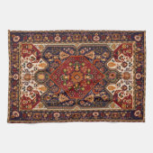 観賞用ペルシャマンダラヴィンテージ模様 キッチンタオル (横)