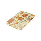 観賞用森林動物イラストレーション。 バスマット (アングル)