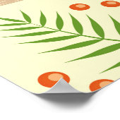 観賞用森林動物イラストレーション。 ポスター (角)