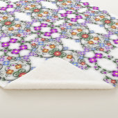 観賞用花毛布 シェルパブランケット (3/4)