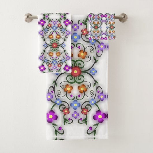 観賞用花浴タオル バスタオルセット (インサイチュ)