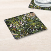 観賞用開花たばこ紙コースター スクエアペーパーコースター (アングル)