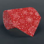 観賞的喜び ネクタイ<br><div class="desc">この鮮やかな赤いクリスマスをテーマにしたネクタイで、あなたの休日の精神の休日の精神を見せなさい。</div>
