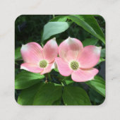 角が丸いクラフトスクエアビジネスカード スクエア名刺 (裏面)