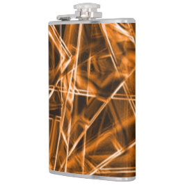 角が四角くオレンジ色の斑点 フラスク