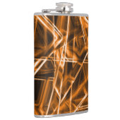 角が四角くオレンジ色の斑点 フラスク (右)