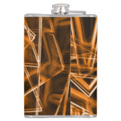 角が四角くオレンジ色の斑点 フラスク (裏面)