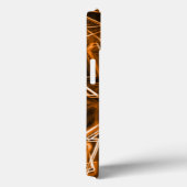 角が四角くオレンジ色の斑点 Case-Mate iPhoneケース (裏面 / 右)