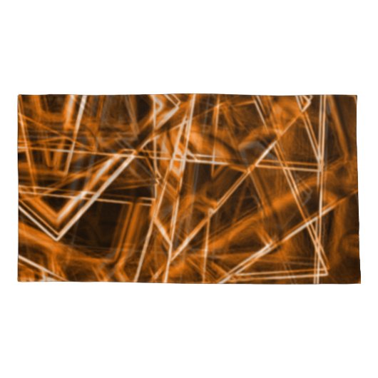 角が四角く「ネオン」のスポット 枕カバー (裏面-左)