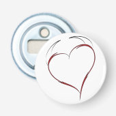 角とのハート 栓抜き (正面)