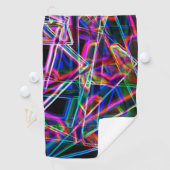 角とネオンカラフル ゴルフタオル (インサイチュ)