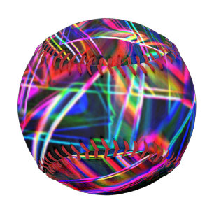 角とネオンカラフル 野球ボール