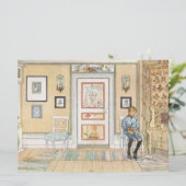 角に座っている少年（Carl Larsson著） カード (スタンド正面)