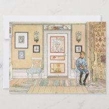 角に座っている少年（Carl Larsson著）