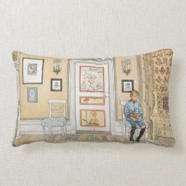 角に座っている少年（Carl Larsson著） ランバークッション