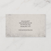 角のある怖い顔 名刺 (裏面)