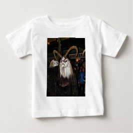 角のある日本のお面 ベビーTシャツ