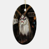 角のある日本の悪魔マスク セラミックオーナメント (右)