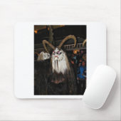 角のある日本の悪魔マスク マウスパッド (マウス)