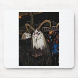 角のある日本の悪魔マスク マウスパッド