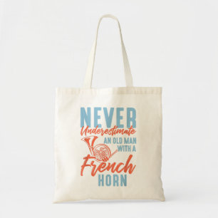 角のある老人を決して過小評価しなフランスのい2 トートバッグ