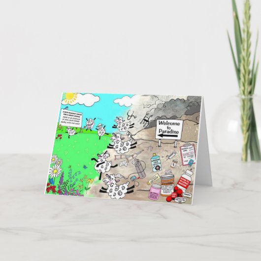 「角のまわりにだけ」サンキューカード サンキューカード (正面)