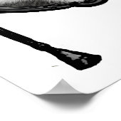 角のフランスの猫 ポスター (角)