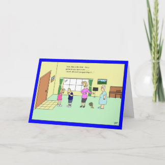 角の個人教師のバースデー・カード カード