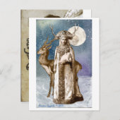 角の女神はがき ポストカード (正面/裏面)