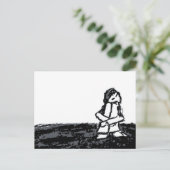 角の子ども ポストカード (スタンド正面)