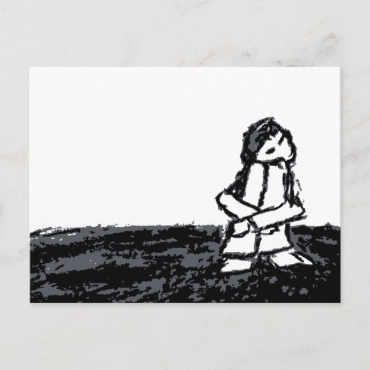 角の子ども ポストカード (正面)