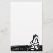 角の子ども 便箋 (正面)