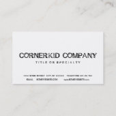 角の子ども 名刺 (裏面)