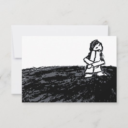 角の子ども 招待状 (正面)