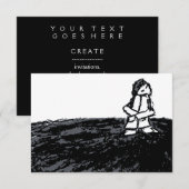 角の子ども 招待状 (正面/裏面)