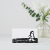 角の子供 名刺 (スタンド正面)