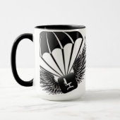 角の打撃の黄色の白熱マグ マグカップ (左)