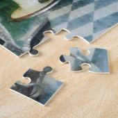 角の理髪店 ジグソーパズル (側面)