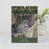 角の素晴らしフクロスのクリスマスカード シーズンカード (スタンド正面)