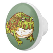 角の華美カエル セラミックノブ (右)