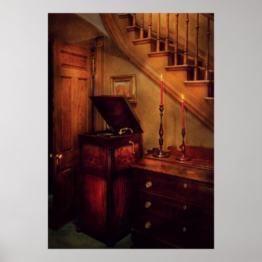 角の蓄音機 ポスター (正面)