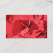 角の赤いForalの名刺 名刺 (裏面)