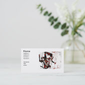 角の酒屋 名刺 (スタンド正面)