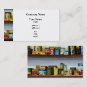 角の食料雑貨品店 名刺 (正面/裏面)