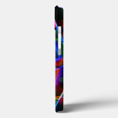 角は線で角を丸く、ネオン色 Case-Mate iPhoneケース (裏面 / 左)