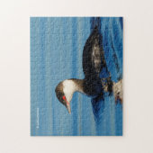 角ばったグリーンのプロフィール ジグソーパズル (縦)